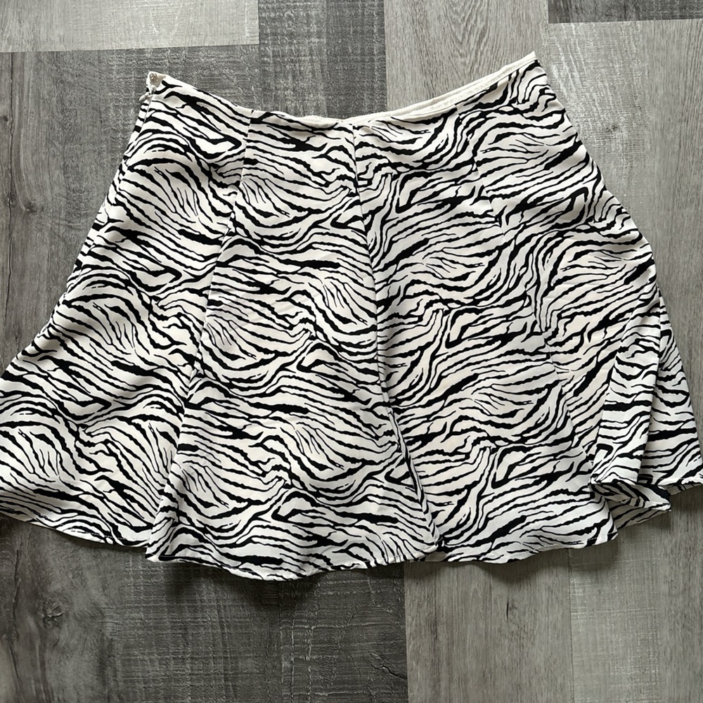 Zebra Mini Skirt